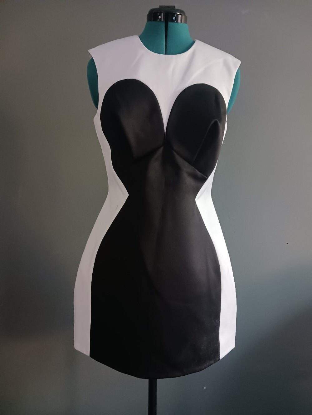Marc Jacobs Seamed Up Satin Dress Size 6